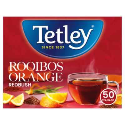 Tetley 40 Rooibos Orange Tea Bags 80g