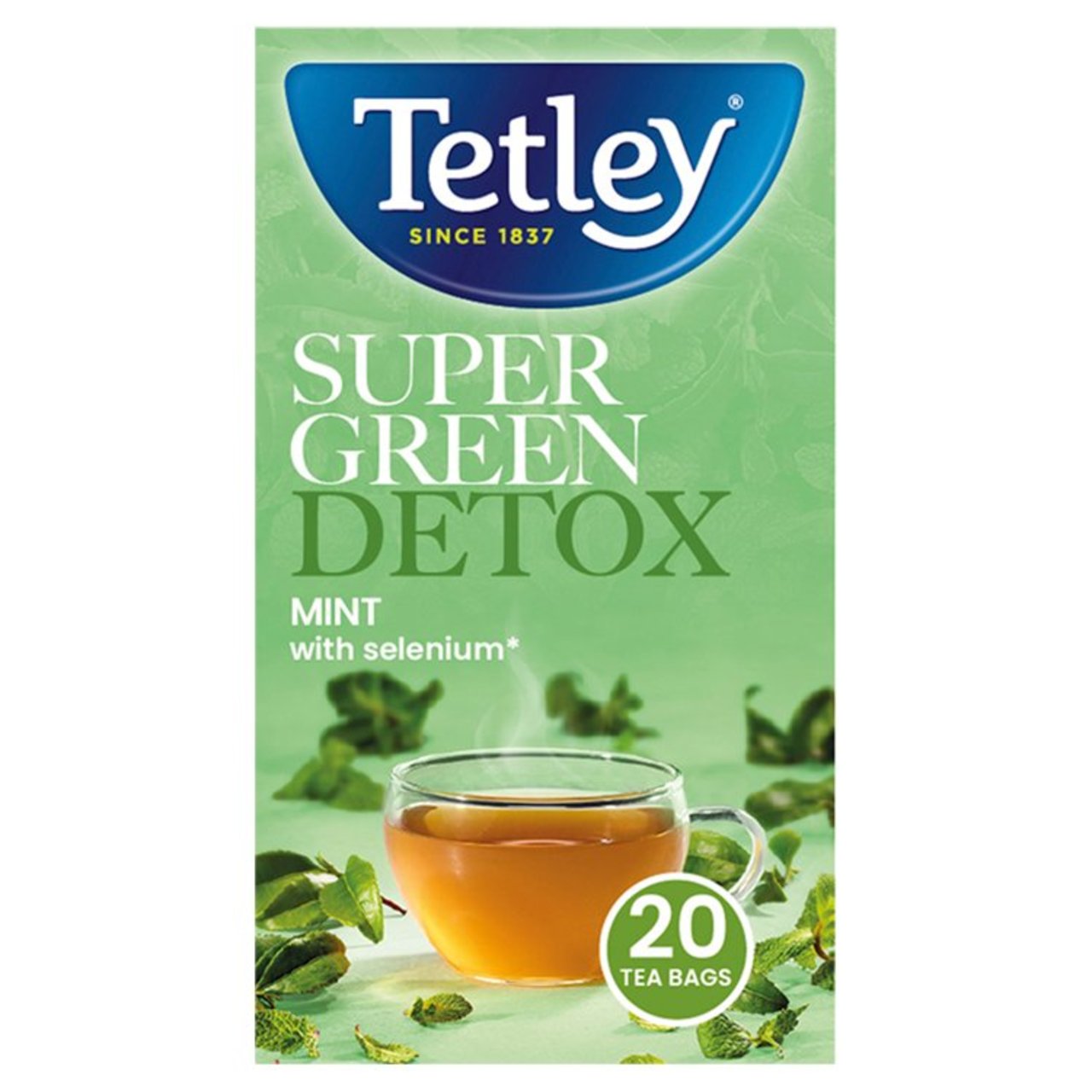 Tetley Super Green Detox 20 Mint Tea Bags