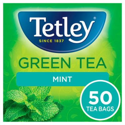 Tetley Green Tea Mint x50