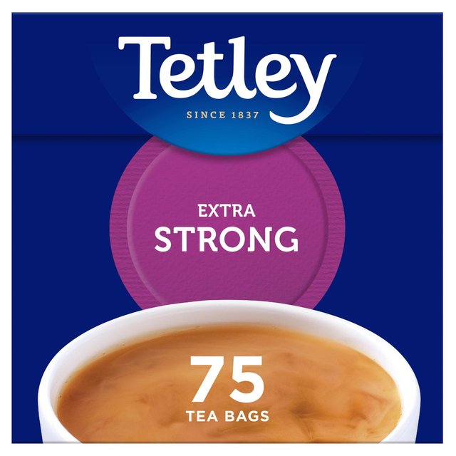 Tetley Extra Strong 75 Tea Bags  237g