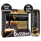 Guinness Nitrosurge Stout Beer Cans 6x558ml