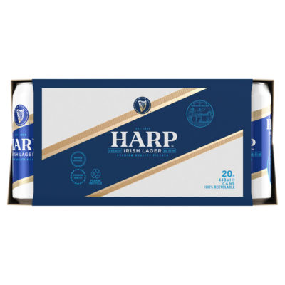 Harp Premium Irish Lager Can