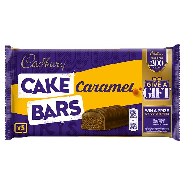 Cadbury Caramel Chocolate Cake Bars