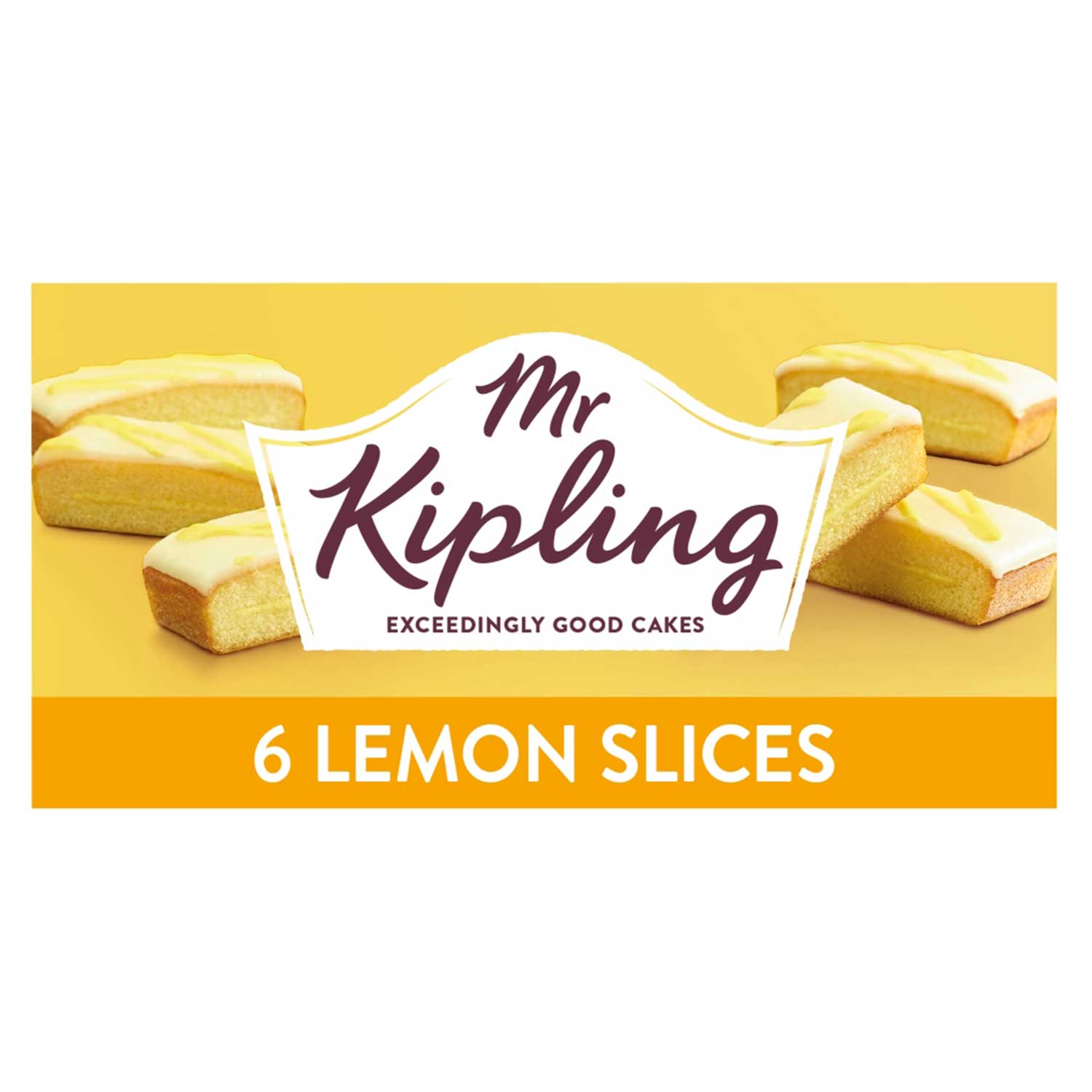 Mr Kipling 6 Lemon Layered Slices 6xlemon Layered Slices