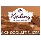 Mr Kipling 8 Chocolate Slices 8 X Chocolate Slices