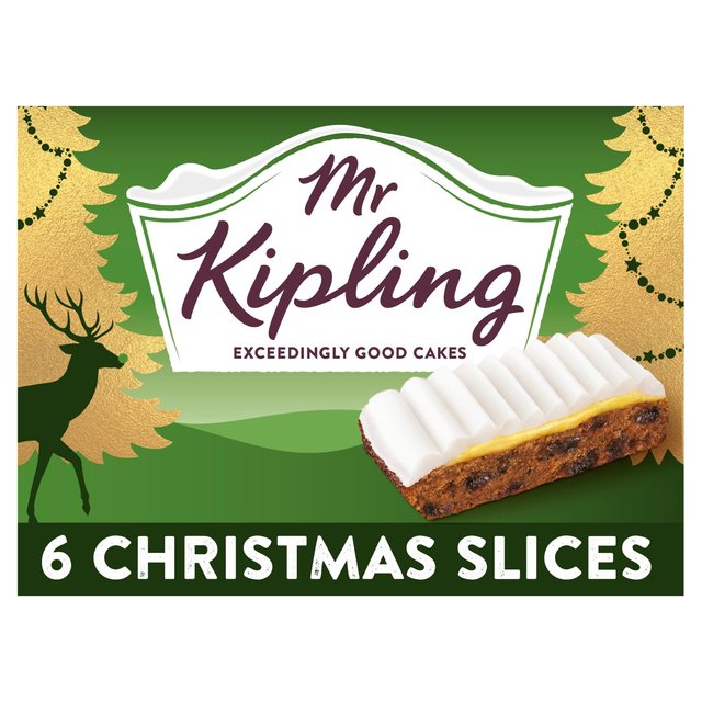 Mr Kipling Christmas Slices           6 per pack