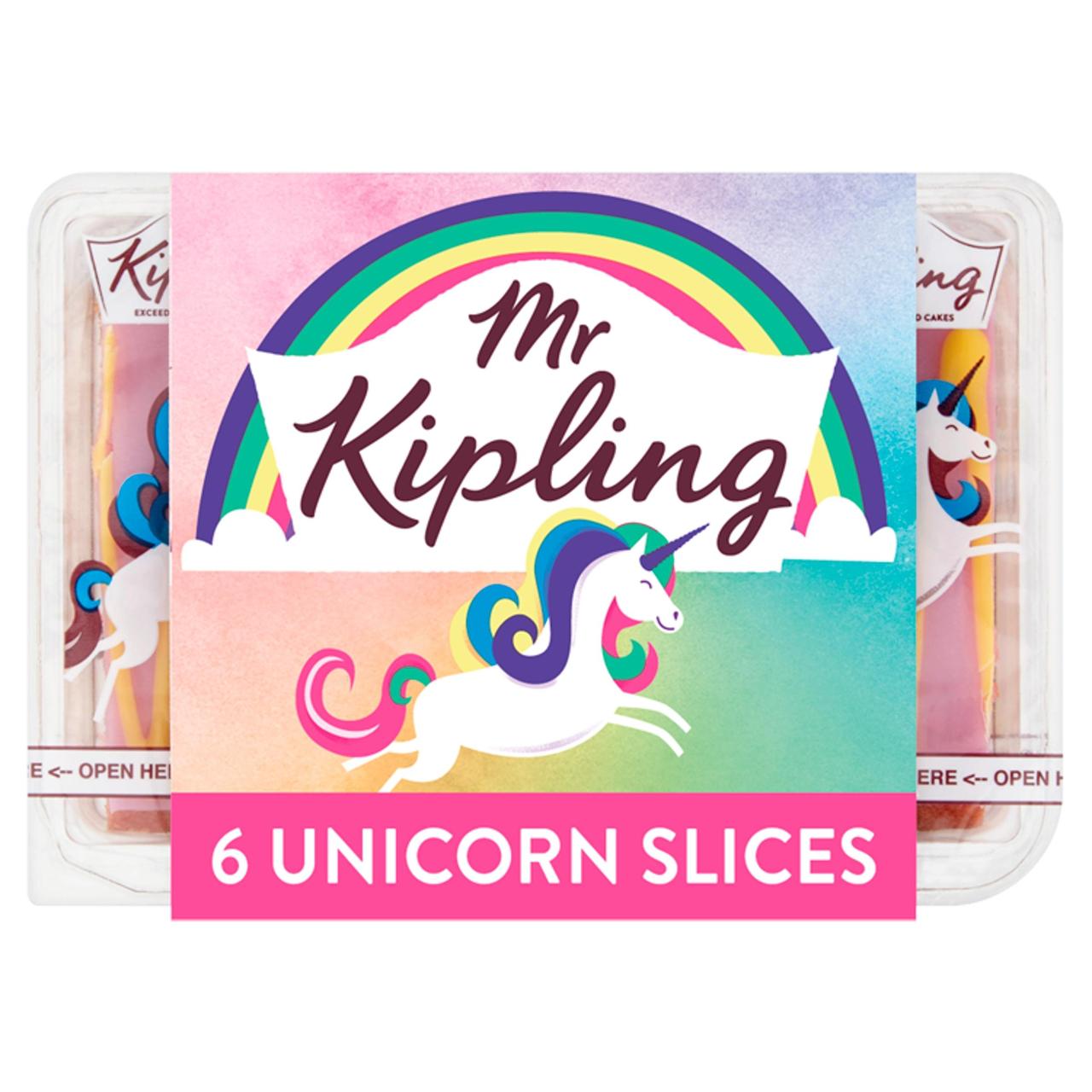 Mr Kipling Unicorn Cake Slices