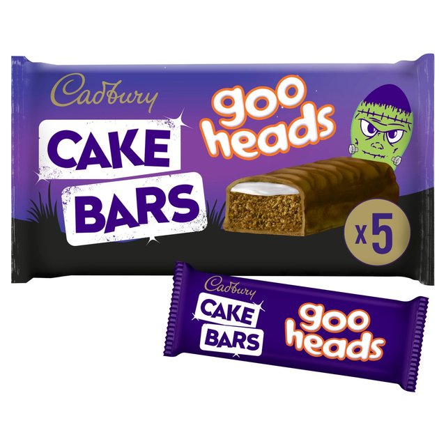 Cadbury Goo Head Cake Bars 5 x 25g