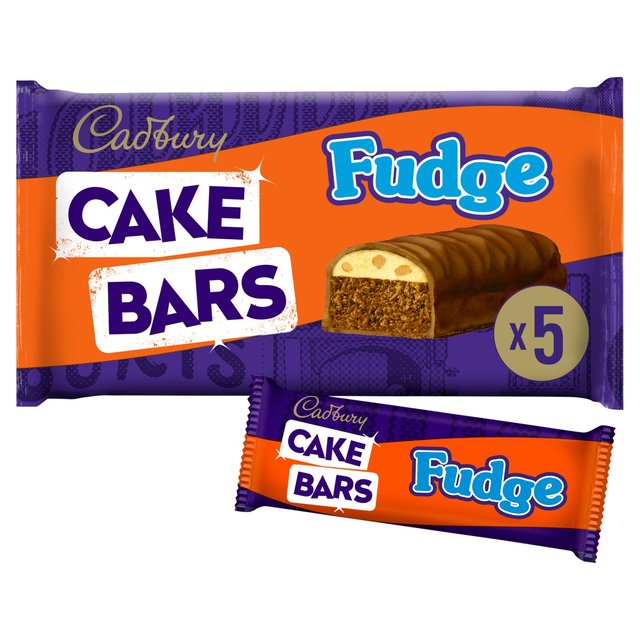 Cadbury Fudge Chocolate Cake Bars