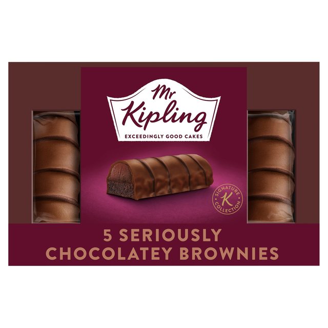 Mr Kipling Signature 5 Brownie Bars 