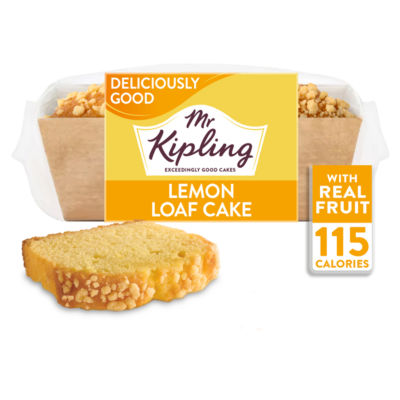 Mr Kipling Mr Kipling Lemon Loaf Cake with Buttery Crumble 210g