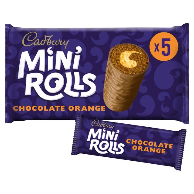 Cadbury 5 Chocolate Orange Mini Rolls