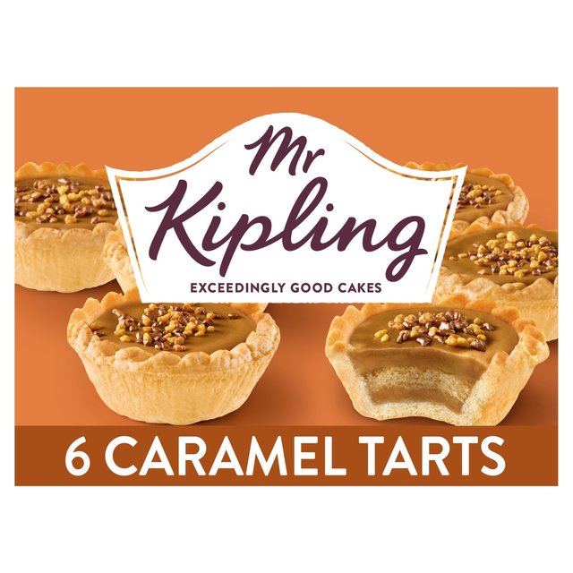 Mr Kipling Caramel Tarts  6 per pack