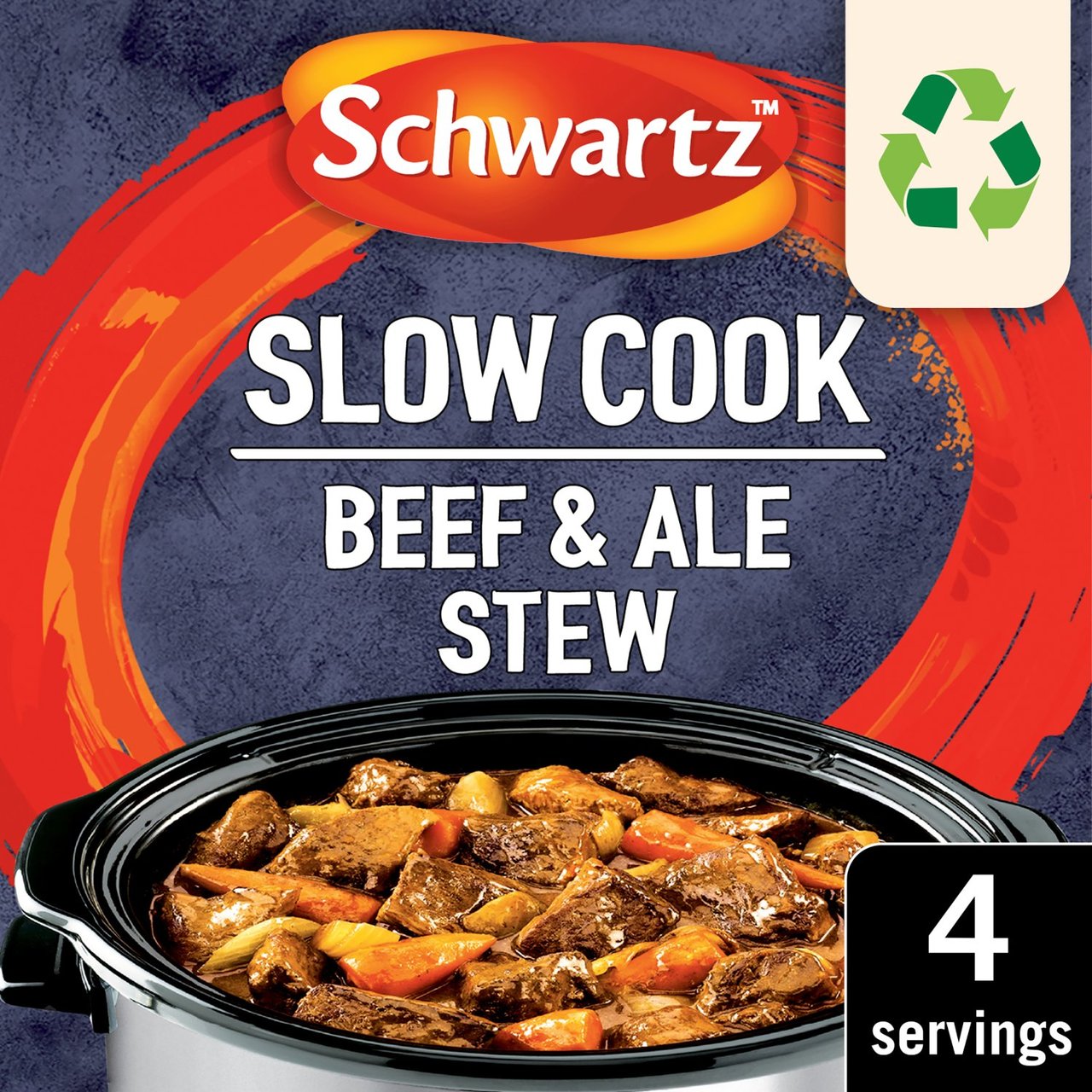 Schwartz Slow Cookers Beef & Ale Stew Recipe Mix 43g