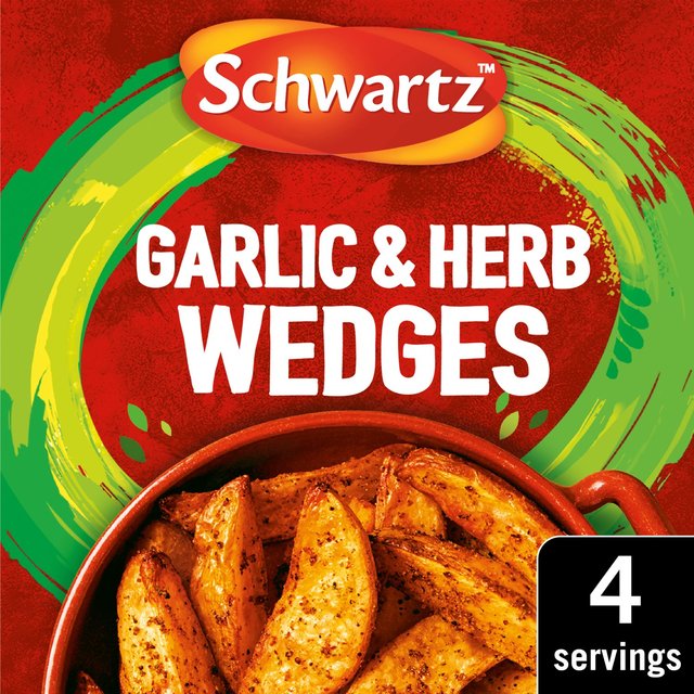 Schwartz Garlic & Herb Wedges Recipe Mix