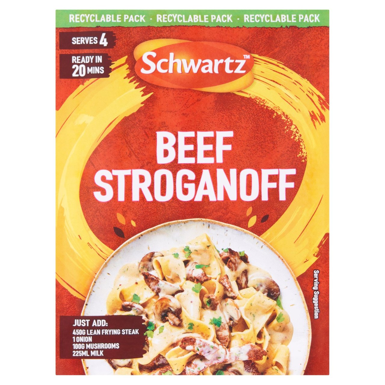 Schwartz Beef Stroganoff Recipe Mix