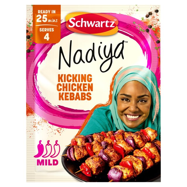 Schwartz Nadiya Sa Kicking Chicken Kebab 25g