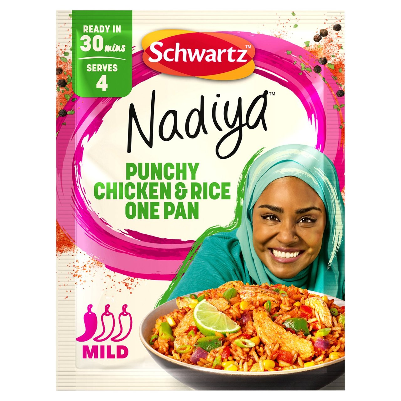 Schwartz Nadiya Punchy Chicken & Rice One Pan 25g