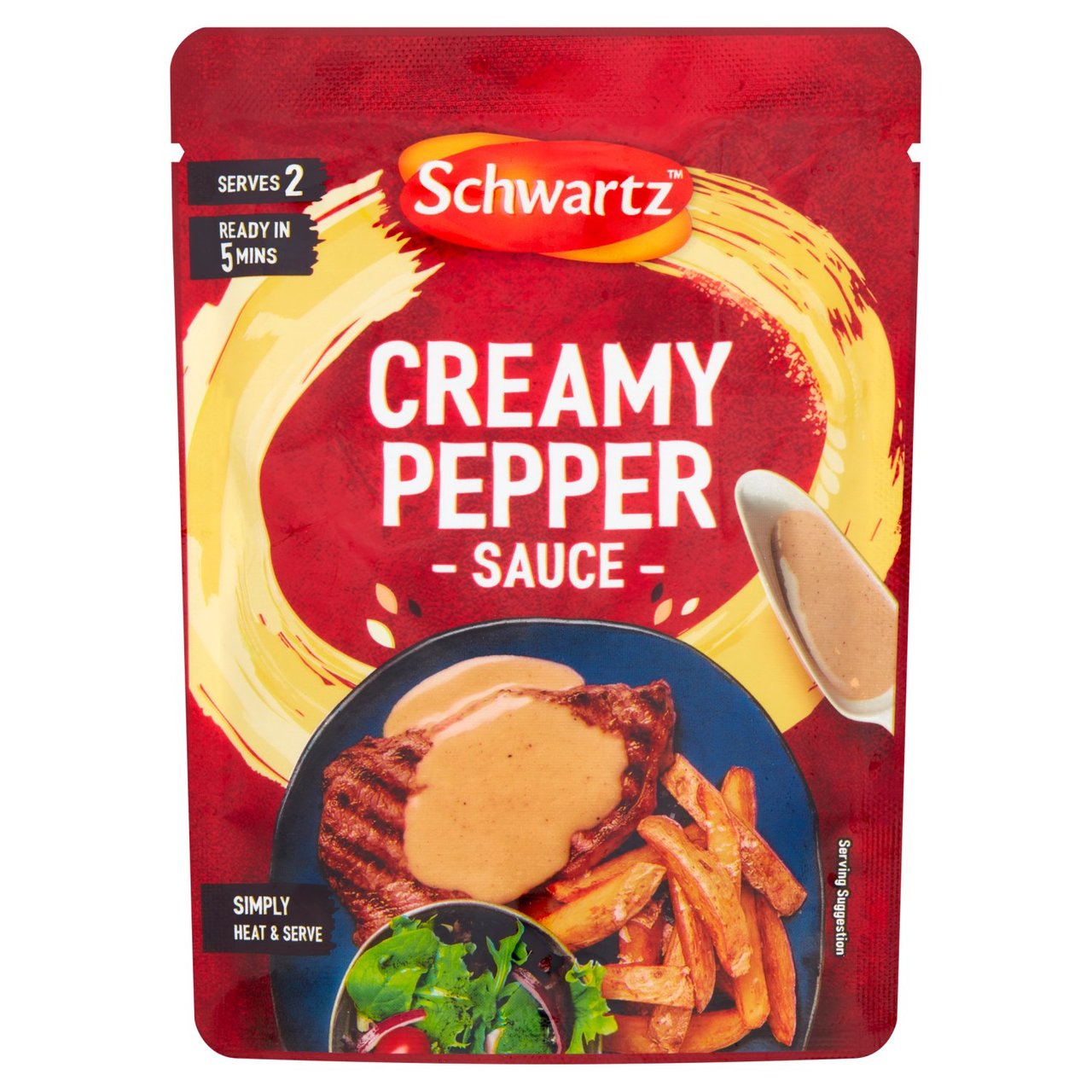 Schwartz Creamy Peppercorn Sauce Heat & Pour 170g