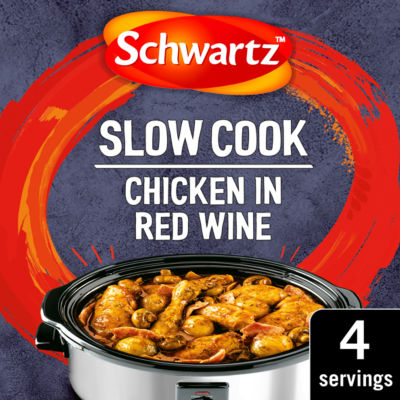 Schwartz Slow Cookers Chicken in Red Wine Recipe Mix