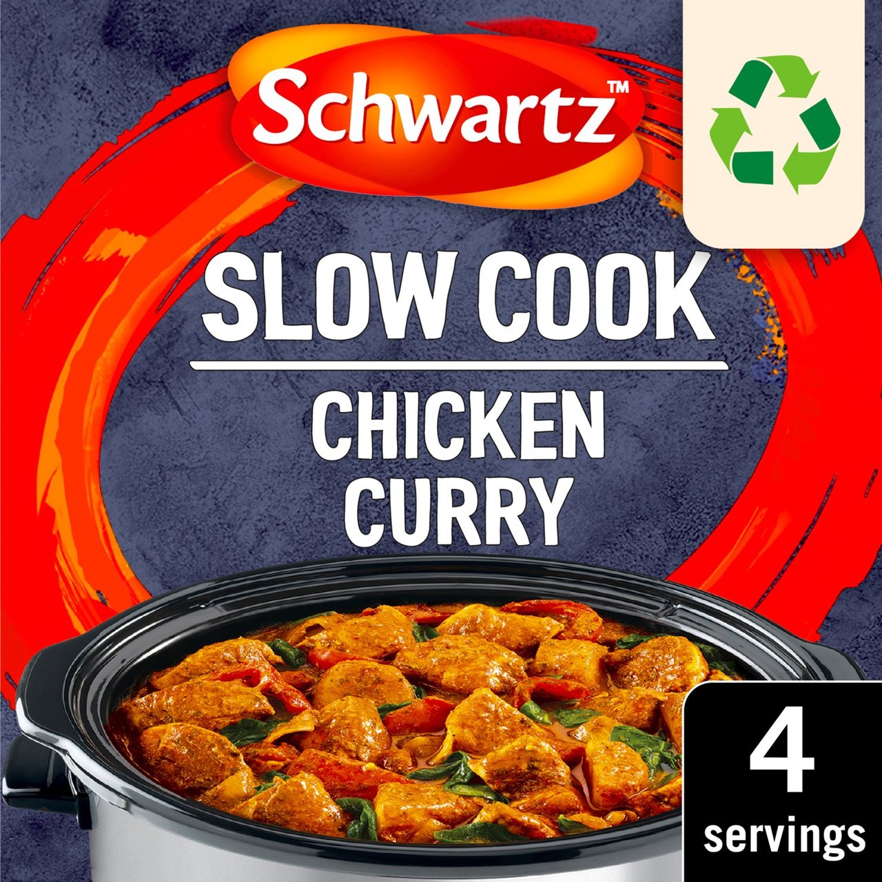 Schwartz Chicken Curry Slow Cook Recipe Mix