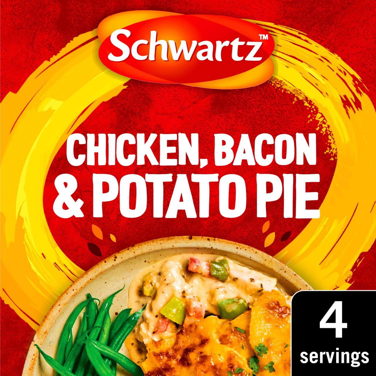 Schwartz Chicken, Bacon & Potato Pie Recipe Mix 35g