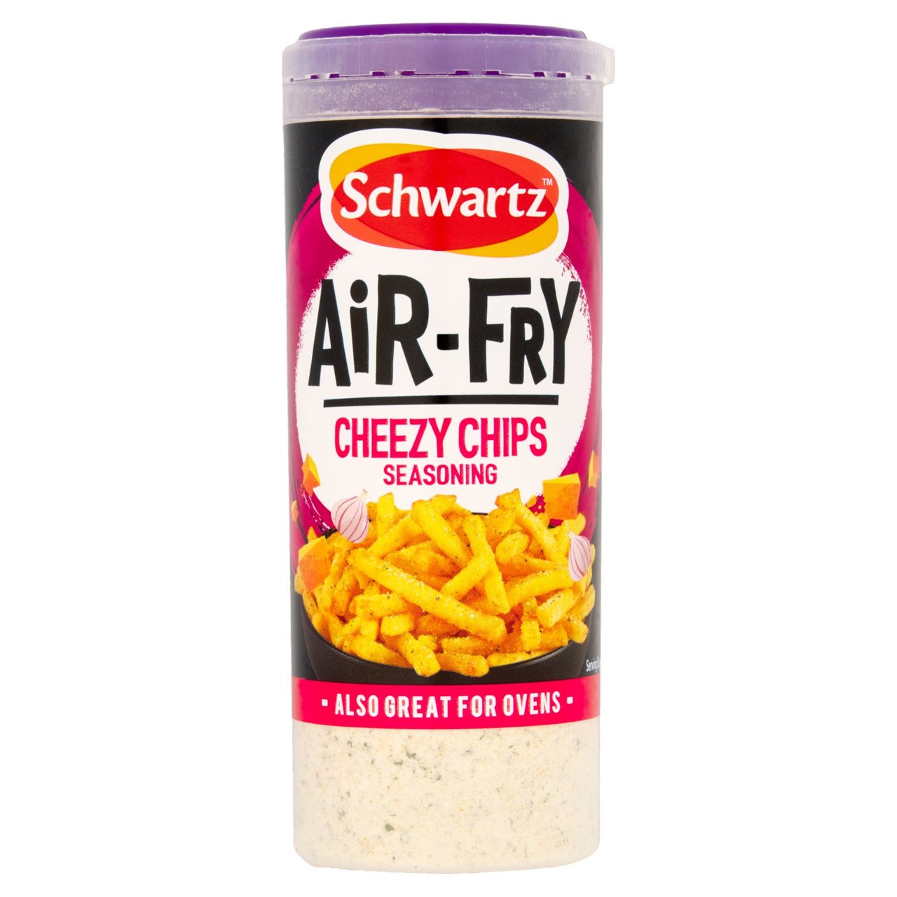 Schwartz Air Fryer Cheezy Chips Seasoning Drum