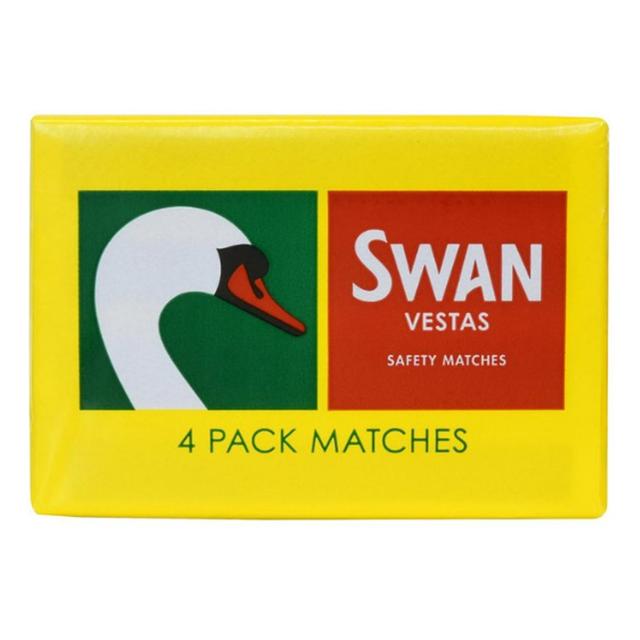 Swan Safety Matches 4 per pack