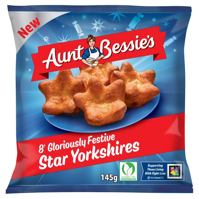 Aunt Bessies Festive Star Yorkshire Puddings 145g