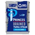 Princes Drained & Ready to Use Tuna Steak with a Little Brine 3x110g