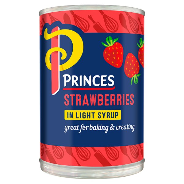 Princes Strawberries In Light Syrup (410g) 129g