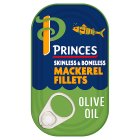 Princes Mackerel Fillets in Olive Oil 125g (90g*)