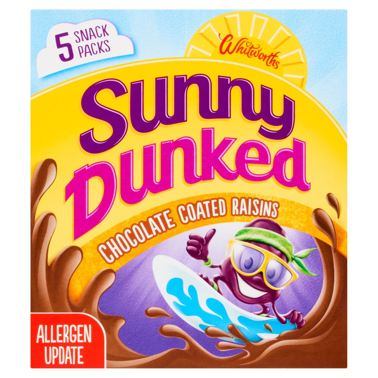 Sunny Chocolate Coated Raisins Kids Snack Pack 