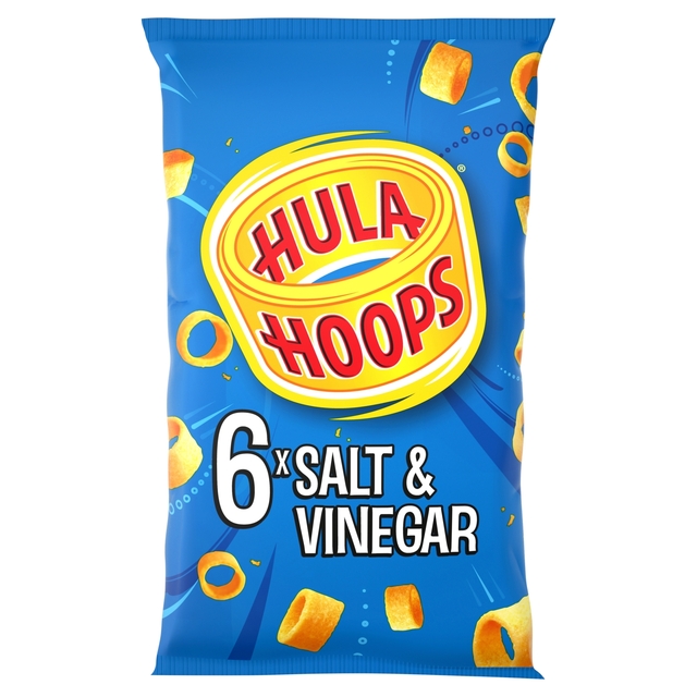 Hula Hoops Salt & Vinegar Multipack Crisps 6 Pack 6 x 24g