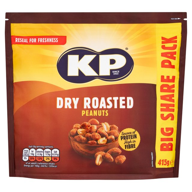 KP Dry Roasted Peanuts  415g