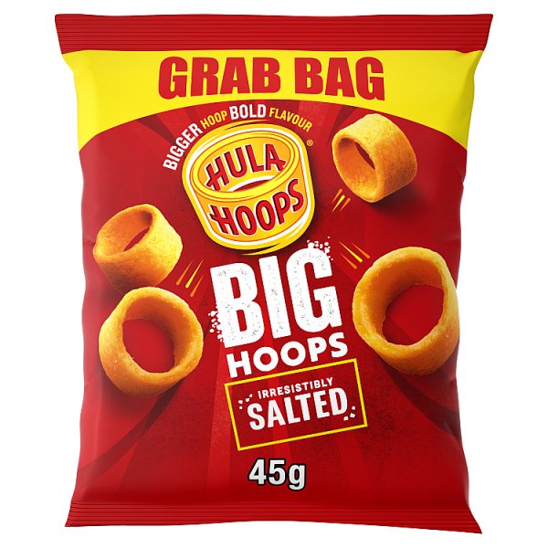 Hula Hoops Big Hoops Irresistibly Salted 45g