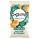 Popchips Sea Salt & Vinegar Flavour Potato Snacks 5X17g