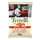 Tyrrells Lentil Sharing Crisps Sweet Chilli & Red Pepper 80g