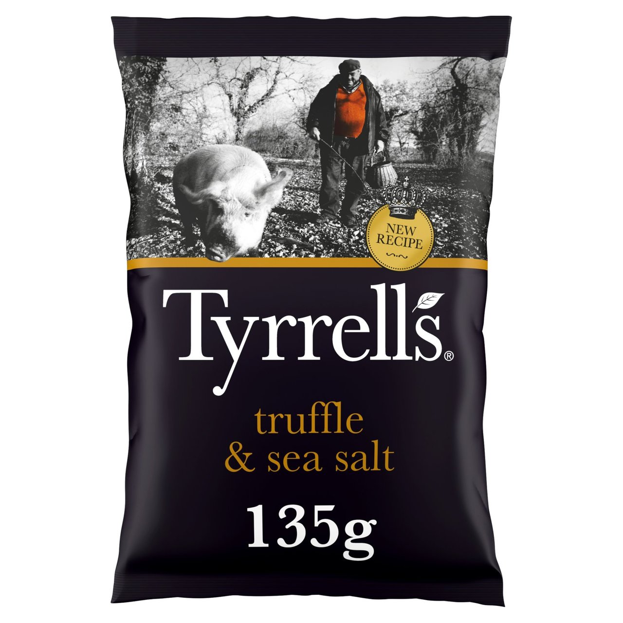 Tyrrells Truffle & Sea Salt Sharing Crisps 135g