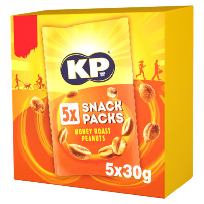 KP Honey Roast Peanuts Multipack x5