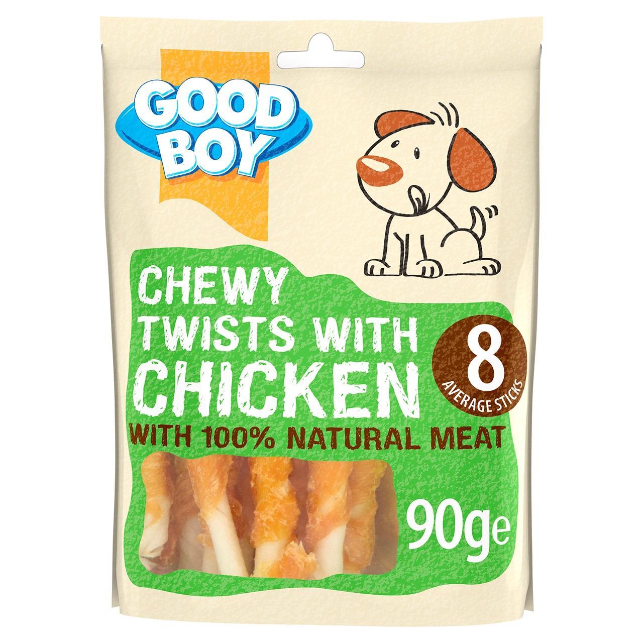 Good Boy Chewy Twists with Chicken Dog Treats