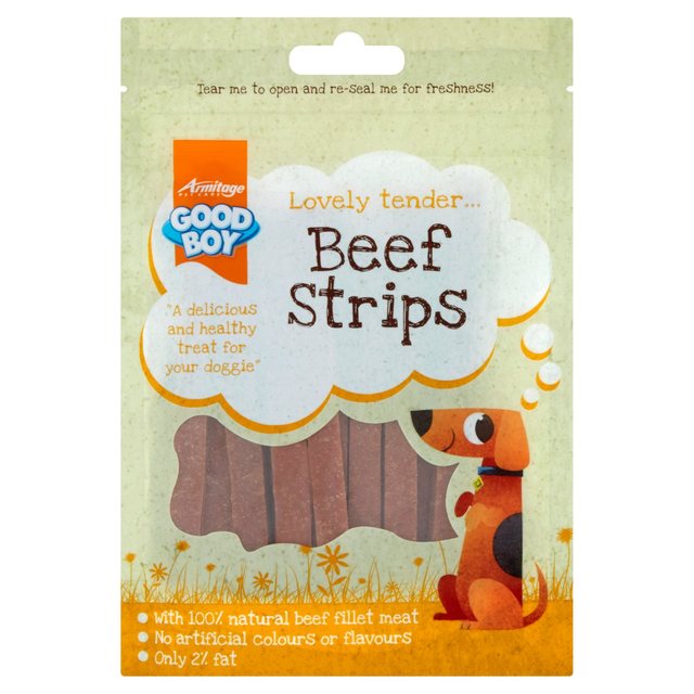 Good Boy Beef Strips Dog Treats 80g