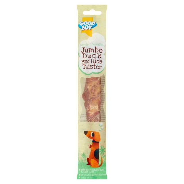 Good Boy Jumbo Duck & Hide Twister Dog Treats 70g