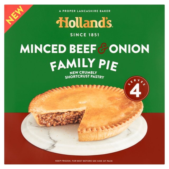 Hollands Minced Beef & Onion Pie  650g