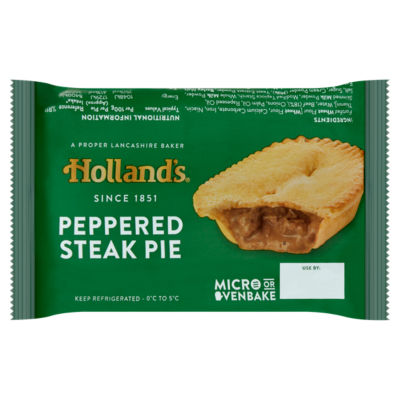 Holland's Peppered Steak Pie