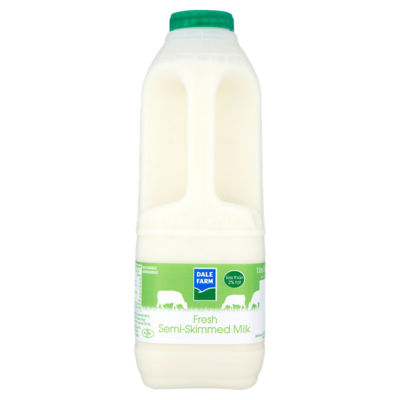 Dale Farm Fresh Semi-Skimmed Milk 1.76 Pints/1L