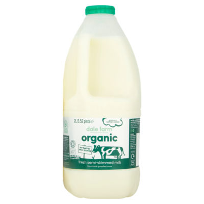 Dale Farm Organic Semi-Skimmed Milk 2L