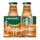 Starbucks Frappuccino Caramel Flavoured Milk Iced Coffee  4 x 250ml