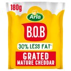 Arla B.O.B Grated Mature Cheddar Cheese 180g