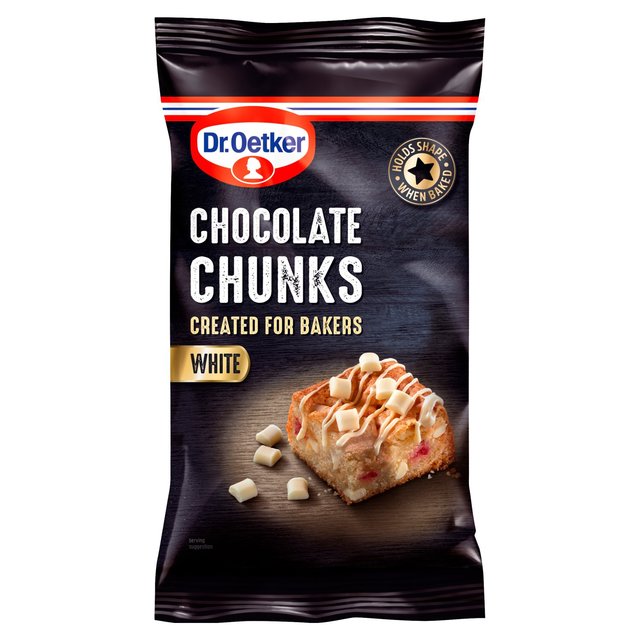 Dr Oetker White Chocolate Chunks 100g